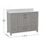 Flash Furniture Vega 48 Inch Bathroom Vanity w/Sink, Storage Cabinet w/Soft Close Doors, and 9 Drawers, Gray FS-BN-2-48-GY-GG - alternate 3